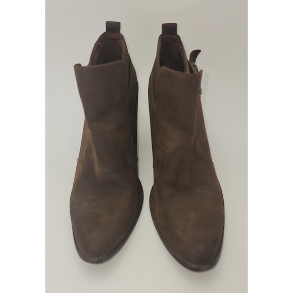 Jeffrey Campbell Ibiza Jonás Leather Brown Booties Size 9.5 Womens - Picture 4 of 14